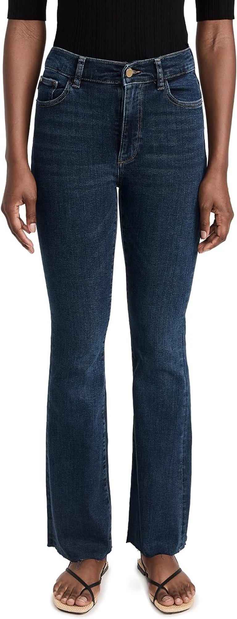 Women Bridget Bootcut High-Rise 31.5" In Seacliff Denim Jeans Pants - Blue