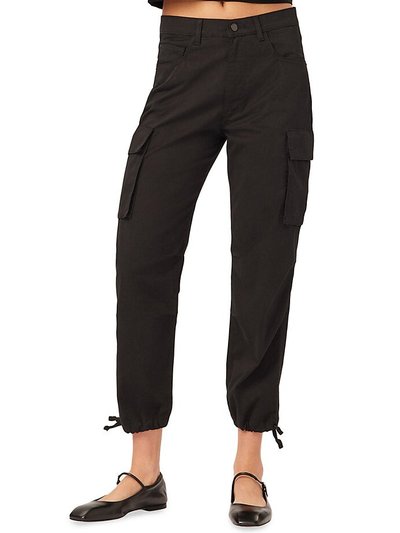 DL1961 Women Gwen Jogger: Cargo Side Pockets Black (Twill) Pants product