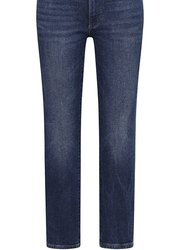 Women's Mila Cigarette Mid-Rise Jeans in Palmwood - Blue