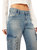 Zoie Wide Leg Low Rise Relaxed Vintage Jean In Aged Mid Cargo