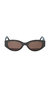 Quin Cat-Eye Glasses In Brown - Brown