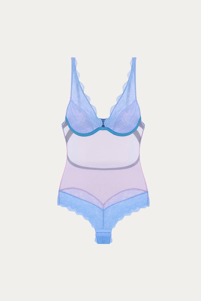 Jessica High Apex Body In Cornflower Blue/Lilac/Ocean Green - Cornflower Blue/Lilac/Ocean Green