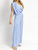 One Shoulder Drape Jumpsuit In Breeze Blue