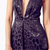 Plunging Cutout Satin-Jacquard Romper In Black