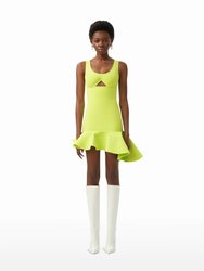 Anne Sculpt Knit Mini Dress Limesicle - Limesicle
