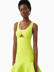 Anne Sculpt Knit Mini Dress Limesicle - Limesicle