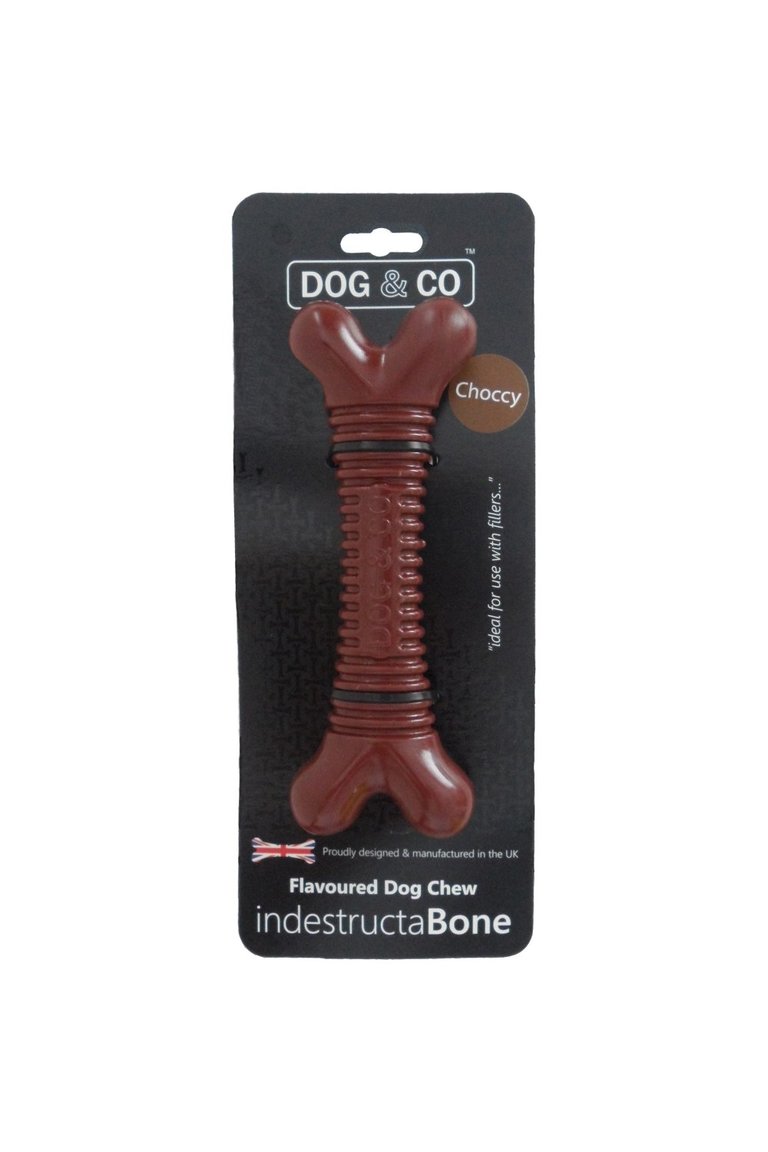 Dog & Co Nylon Bone Shaped Flavored Dental Chew (Chocolate) (6.5in)