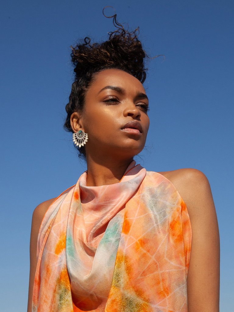 Corality Silk Scarf