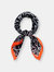 Mazed Silk Scarf - Black