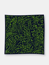 Pickle Forest Wool Scarf - Green