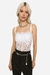 White Lace Bustier Top - White