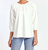 Blakely Faux Leather Puff Sleeve Top In White - White