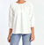 Blakely Faux Leather Puff Sleeve Top In White - White