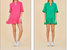 Gauze Tunic Dress In Hot Pink - Hot Pink