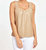 Living In Leather Tank Top In Taupe - Taupe