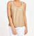 Living In Leather Tank Top In Taupe - Taupe