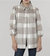 Plaid Shacket In Taupe - Taupe