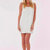 Tank Top Shift Dress In White - White