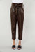 Uptown Paper Bag Pants In Brown - Brown