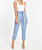 Uptown Paper Bag Pants In French Blue - French Blue