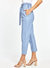 Uptown Paper Bag Pants In French Blue