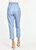 Uptown Paper Bag Pants In French Blue