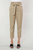 Uptown Paper Bag Pants In Taupe - Taupe