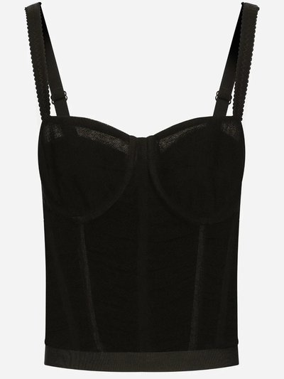 Dolce & Gabbana Draped Tulle Corset Top product