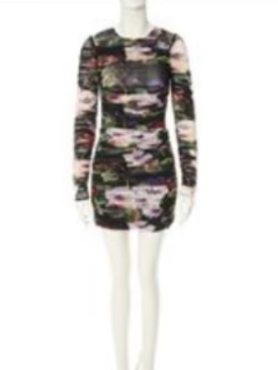 Dolce & Gabbana Long Sleeve Black Floral Dress product