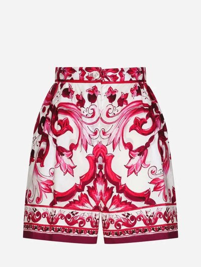 Dolce & Gabbana Majolica Print Poplin Shorts product