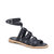 Adison Sandals - Black-Leather