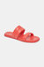 Adore Leather Slide Sandal - Red