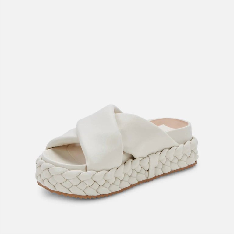 Blume Sandal In Ivory - Ivory