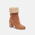 Caddie Plush Boot In Praline