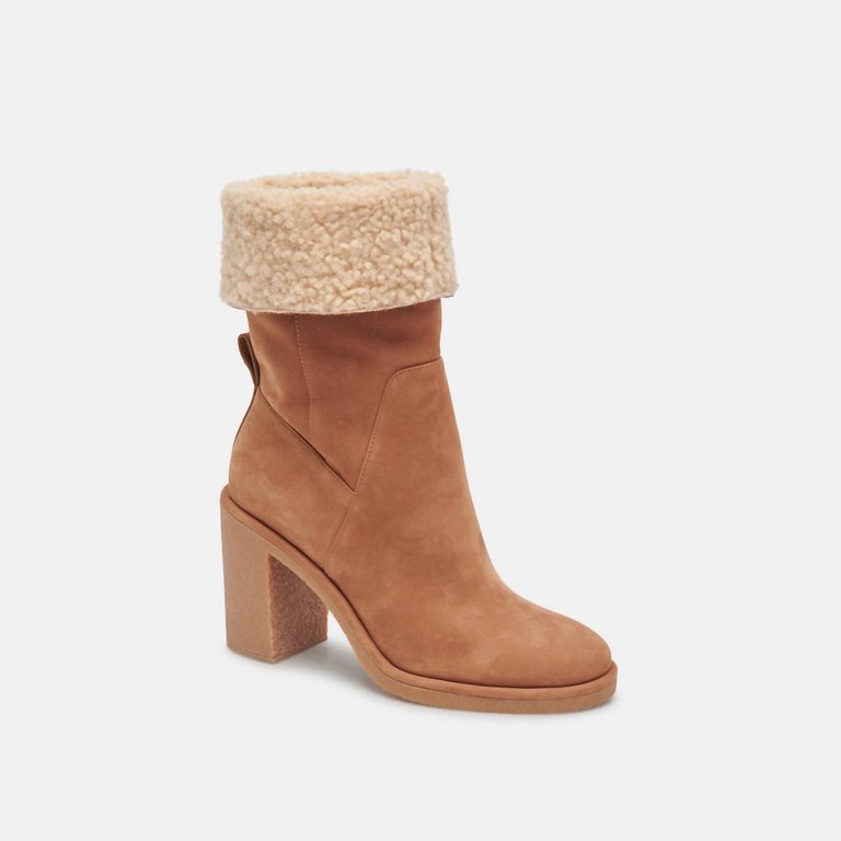 Caddie Plush Boot In Praline