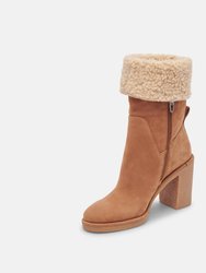 Caddie Plush Boot In Praline