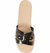 Cait Slide Sandal In Onyx