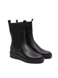 Elyse H2O Boots - Black Leather