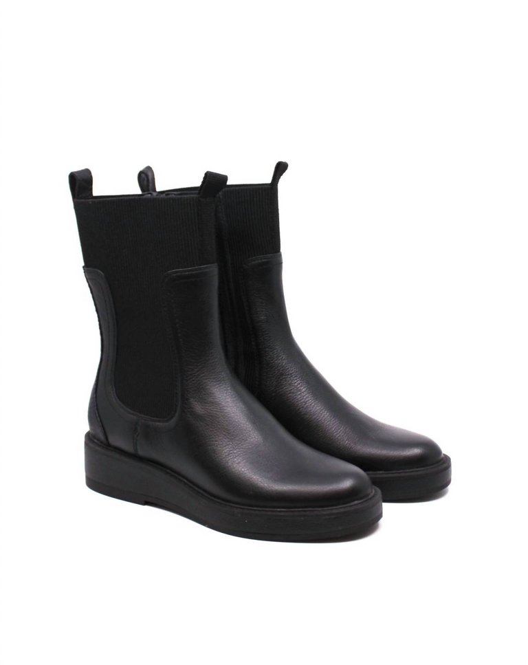 Elyse H2O Boots - Black Leather