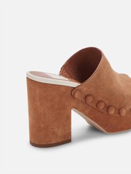 Emol Pecan Suede Heels