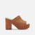 Emol Pecan Suede Heels - Cognac Suede