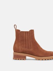 Fraya H20 Bootie In Brown Suede - Brown Suede