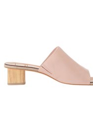 Kaira Slide Sandal - Blush Leather