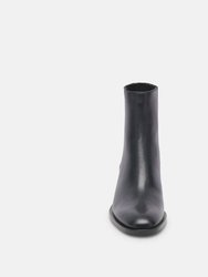 Linny H20 Leather Bootie In Black