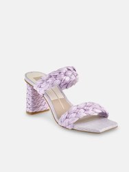 Paily Sandal - Lilac Raffia