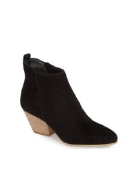 Pearse Ankle Bootie In Black - Black