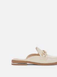 Pela Flats - Ivory Raffia