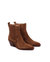 Senna Western Boot - Chestnut Suede