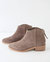 Tucker Ankle Boot - Dark Taupe Suede