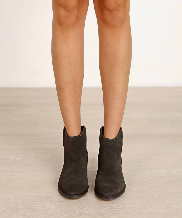Tucker Ankle Boot - Anthracite Suede